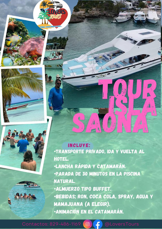 ¡Tour para la Isla Saona!